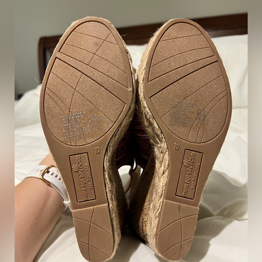 Montego Bay Club Wedge Espadrille Sandal - Picture 5 of 5